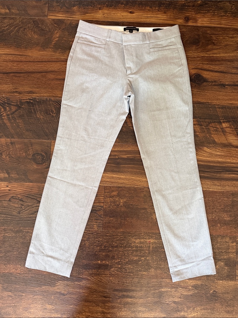 Banana Republic Light Gray Women's Trousers